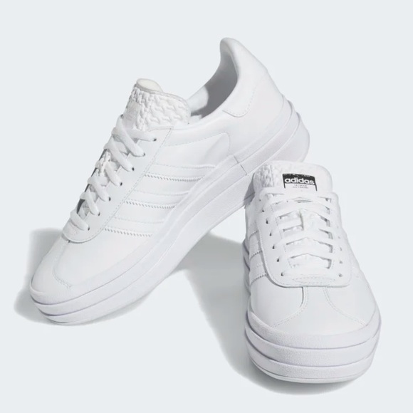 adidas Gazelle Bold Triple White - Picture 3 of 10